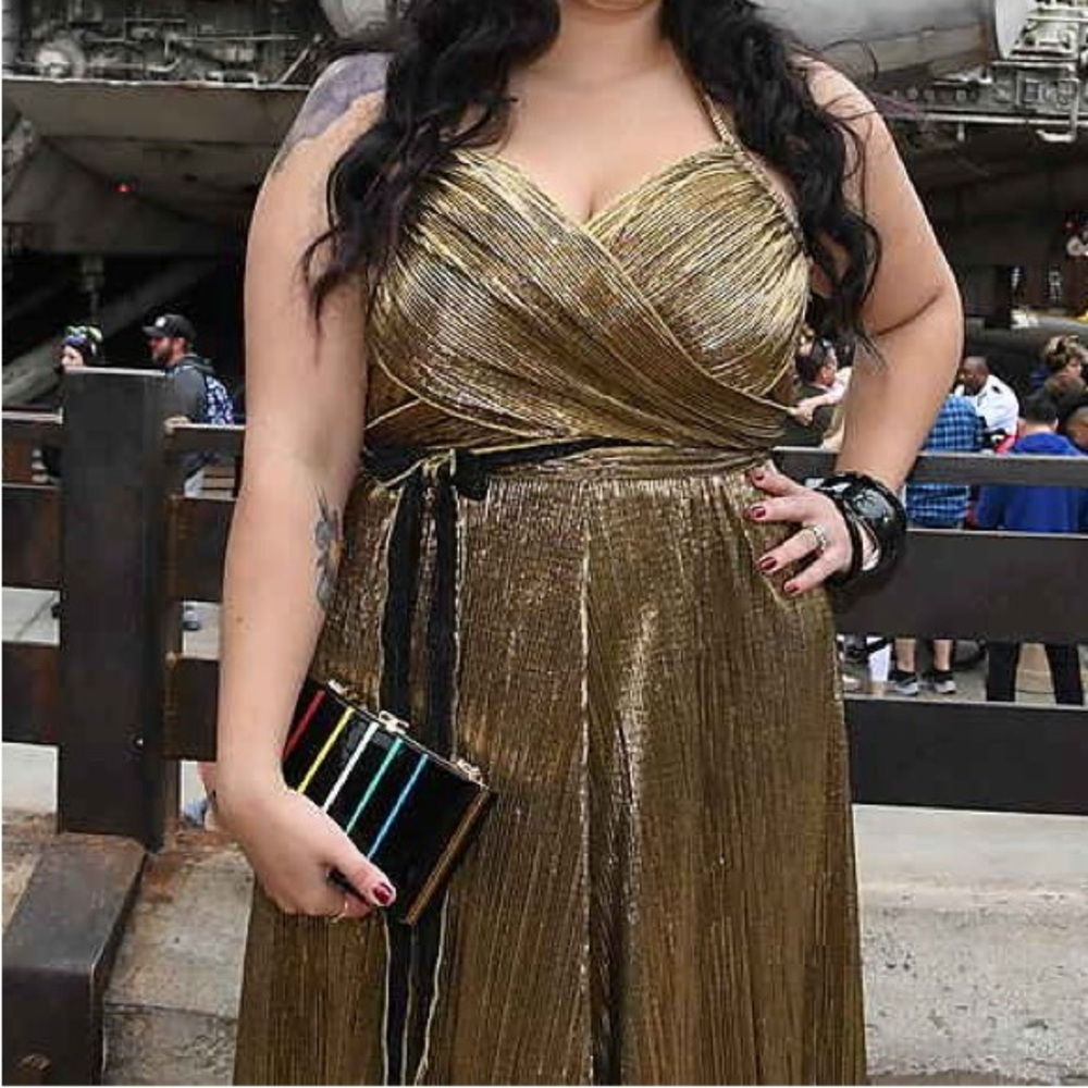 Wax Poetic Minerva Dress in Gold